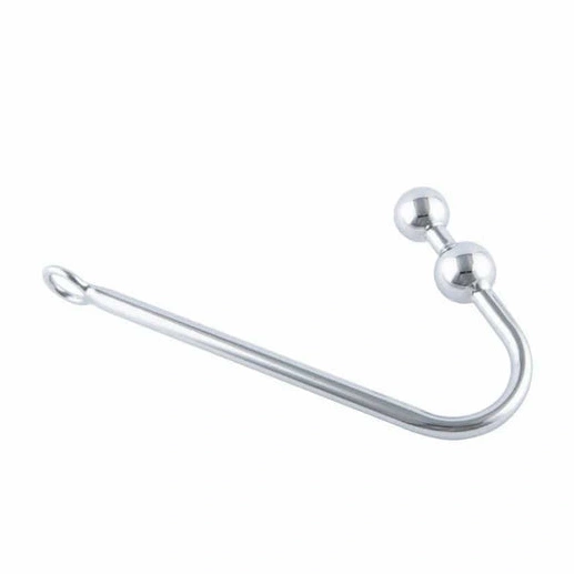 Anal Hooks Pleasurable 4417 Hook Balls Two Steel Anal Stainless 0808